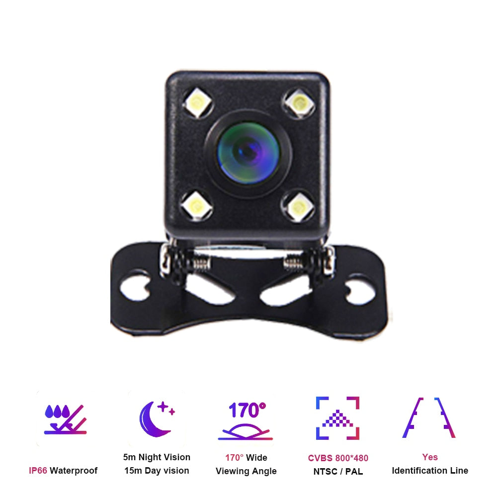 Podofo Car Rear View Camera Universal LED™ Night Vision Waterproof  HD™