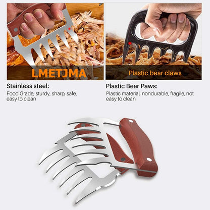 LMETJMA Bear Claws™ Stainless Steel BBQ Meat Shredder™