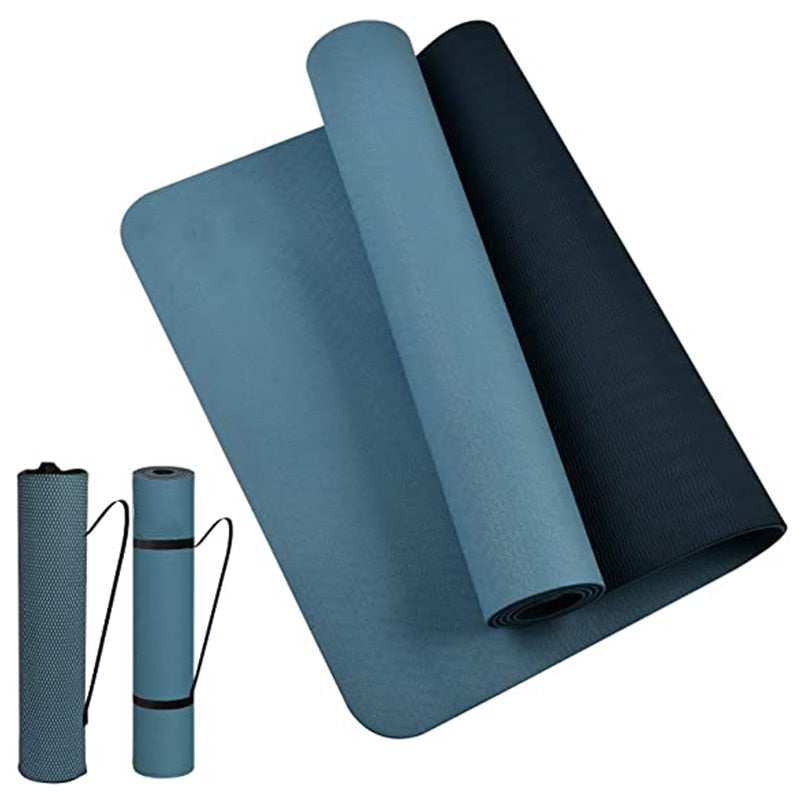 TPE Yoga Mat™️ High Quality Home Fitness Tasteless Pad183*61 Cm™️