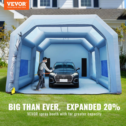 VEVOR Inflatable Paint Booth™️ Powerful Paint Tent Air Filter System
