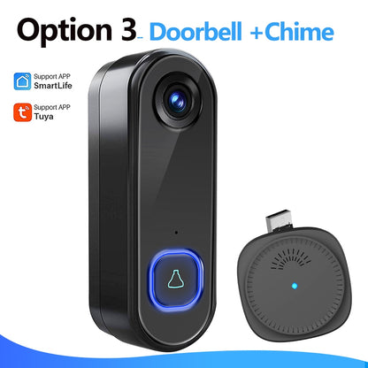 TUYA Video Doorbell WiFi  Wireless Outdoor Waterproof IP65 Alexa Google Home