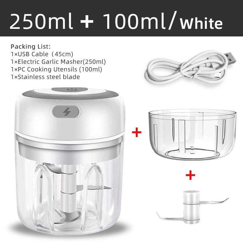 Electric Kitchen Food Chopper SweetBlend™ USB Portable