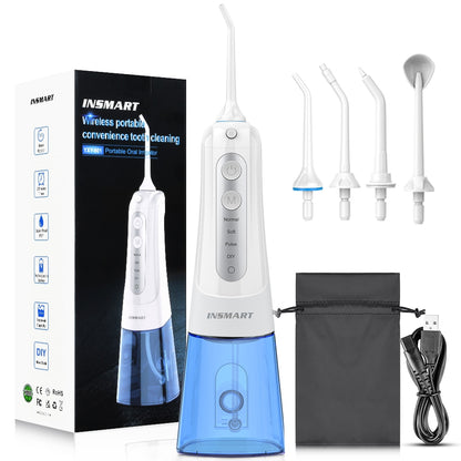 INSMART Oral Irrigator Dental Water Flosser Teeth Whitening Cleaner