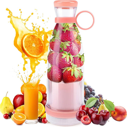 Mini Juice Blender Portable Electric™️  Juicer 6 Blades Shake Smoothie