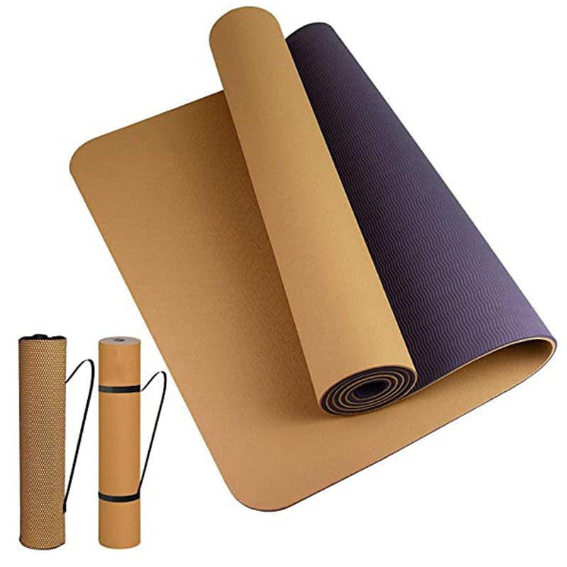 TPE Yoga Mat™️ High Quality Home Fitness Tasteless Pad183*61 Cm™️