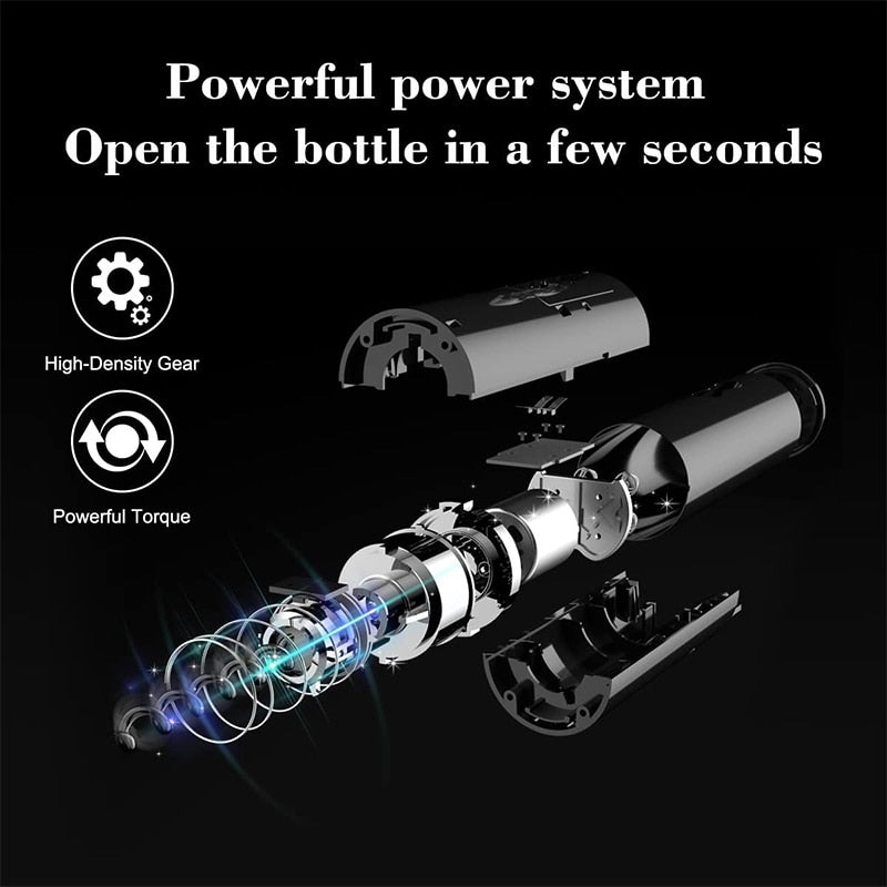 FLYMUYU™  Rechargeable Electric Wine Cutter Automatic Corkscrew