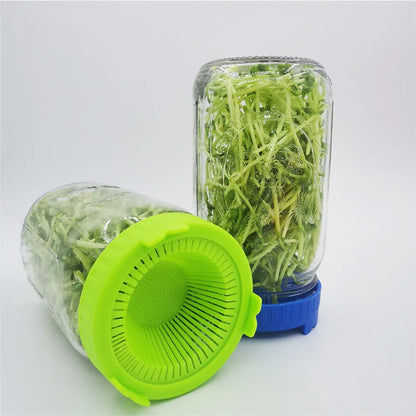 Cover Strainer Mason Cans Lid™️ Sprouting Net Cover Strainer Gardening Seed