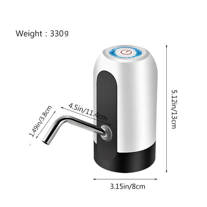 Convenient USB-Charged Electric Water Dispenser Pump™