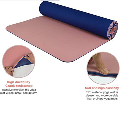 TPE Yoga Mat™️ High Quality Home Fitness Tasteless Pad183*61 Cm™️