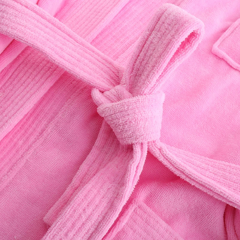 Unisex 100% Cotton Terry Bath Robe™️ Towel Kimono Dressing Gown All Seasons