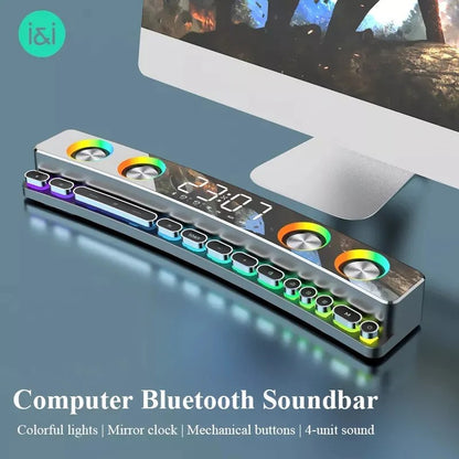 3600mAh BT Wireless GameWave™️ Bluetooth Speaker Soundbar USB 3D Stereo