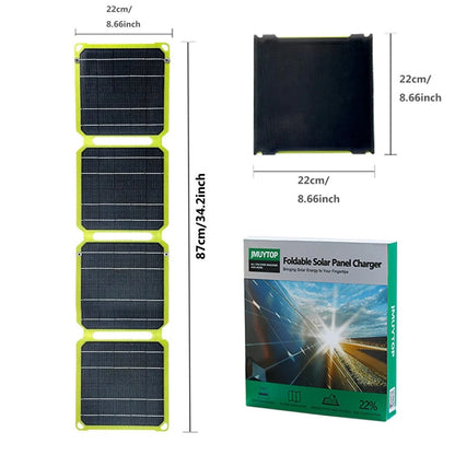 Outdoor Powerful Portable Solar Panel phone charger USB AC