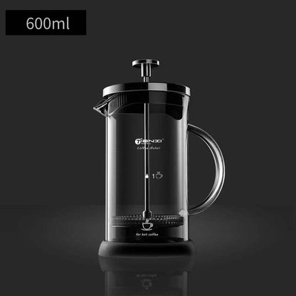 Household Coffee Powder Filter Coffee  Glass Heat Resistant French Press™