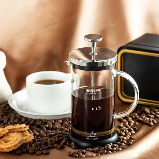 Household Coffee Powder Filter Coffee  Glass Heat Resistant French Press™