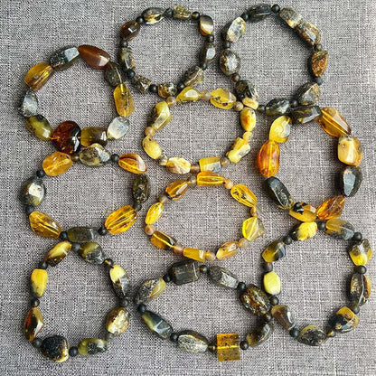 Medical Amber Bracelet Unique Designer Natural Stone Healing ™