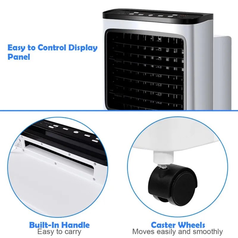 Home Office Evaporative Air Gymax™️ Conditioner Cooler Fan 3 Modes Speeds