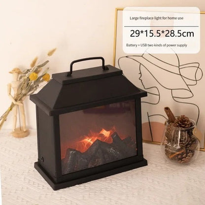 New 3D Fog LED Atomization™️ Flame Electric Remote Control Water Vapor Fireplace