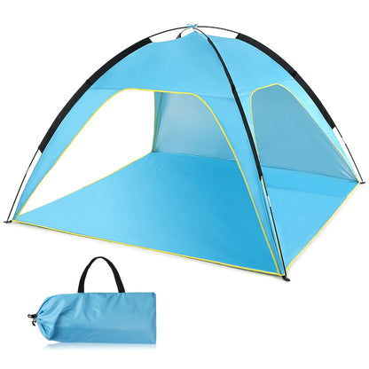 Beach Tent Lightweight Breathable Canopy 50+ UPF Sun Guard Camping SunShadePro™️