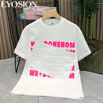 Letter Printed Cotton Short Sleeved Clothing  Summer Streetwear Men's T-shirt™