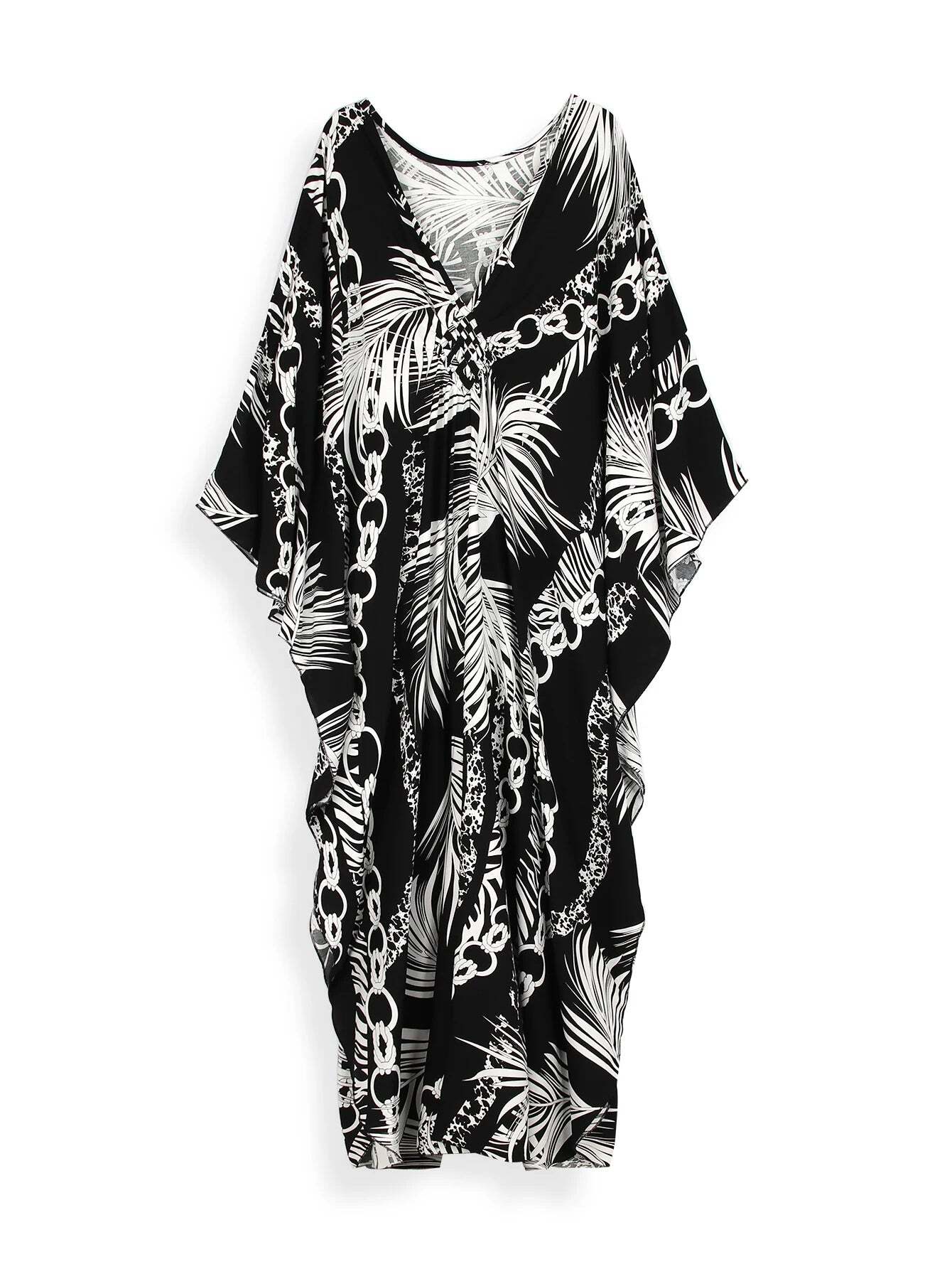 New Casual Loose Beach Dreess Women Summer Clothing Long Kaftan Boho™