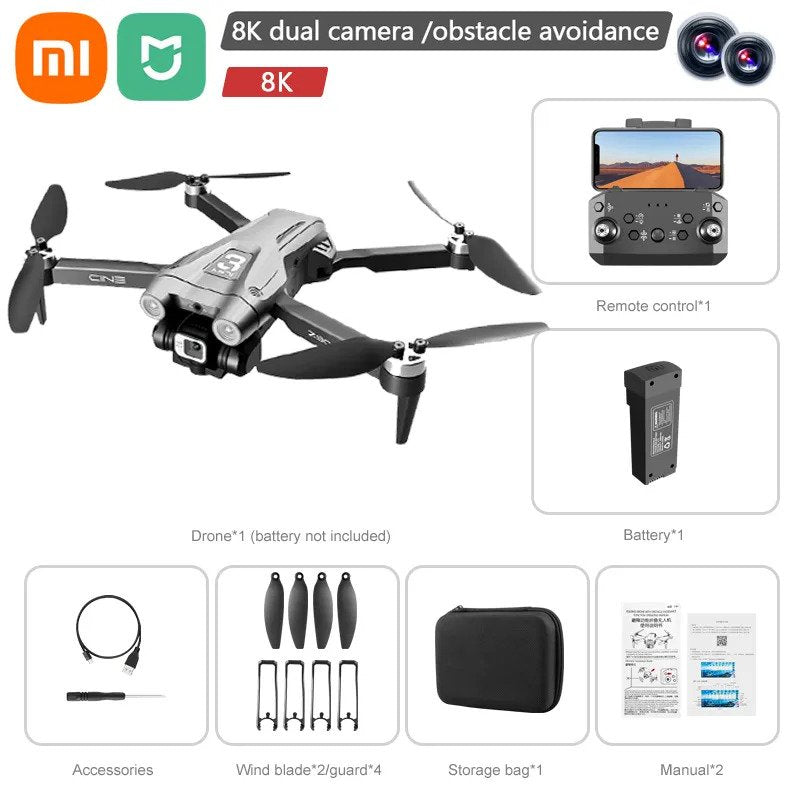 Xiaomi MIJIA Z908Max™️ Drone 8K 5G GPS Professional HD Aerial Photography Dual-Camera