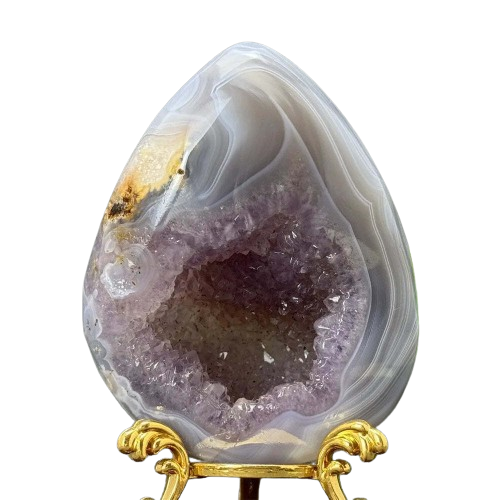 Natural Agate Geode Crystal Cluster Reiki Energy Home Decoration™