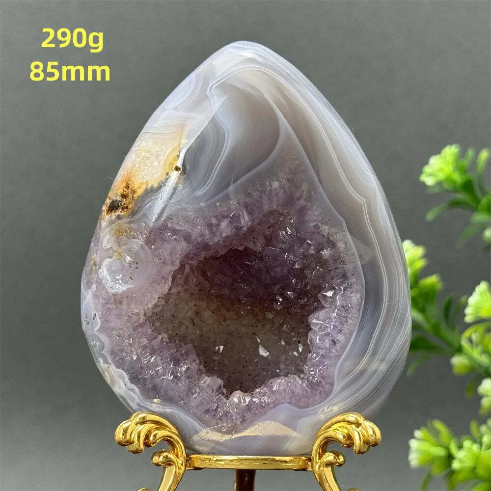 Natural Agate Geode Crystal Cluster Reiki Energy Home Decoration™