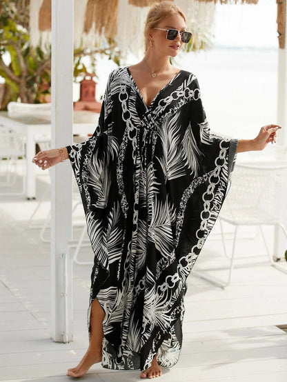 New Casual Loose Beach Dreess Women Summer Clothing Long Kaftan Boho™