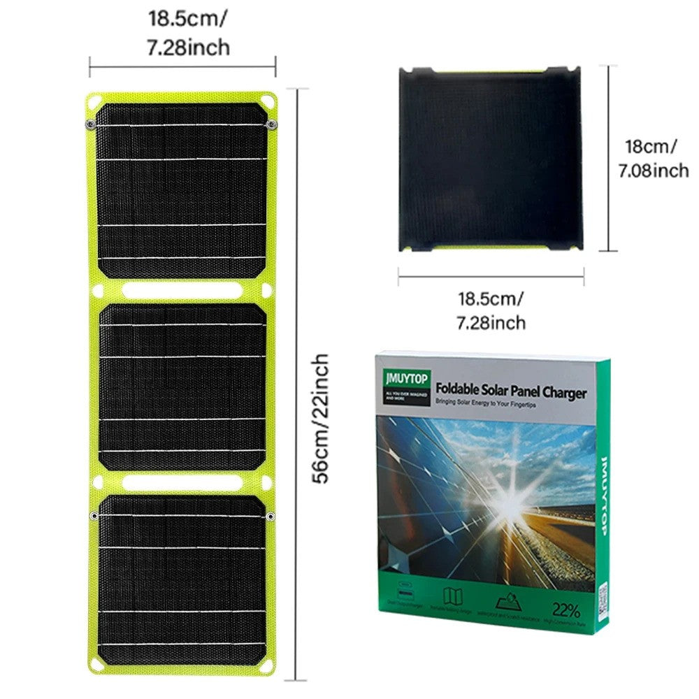 Outdoor Powerful Portable Solar Panel phone charger USB AC