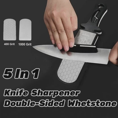 5 In1 Knife Sharpener™️ Diamond Bars 400/1000 Multi-Tool Kitchen Knives Tungsten™️