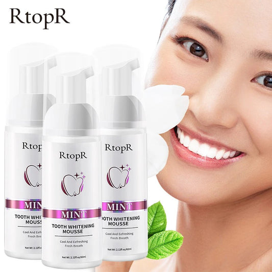 RtopR Teeth Cleansing Whitening Mousse Removes Stains