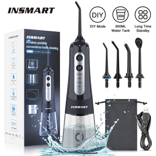 INSMART Oral Irrigator Dental Water Flosser Teeth Whitening Cleaner