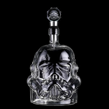 650ml creative Storm Trooper  Whiskey Decanter™ Crystal Glass Wine Bottle Magic